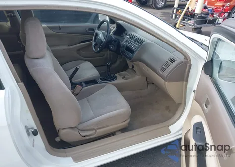 2001 Honda Civic Lx from USA, damaged, VIN 1HGEM215X1L039163